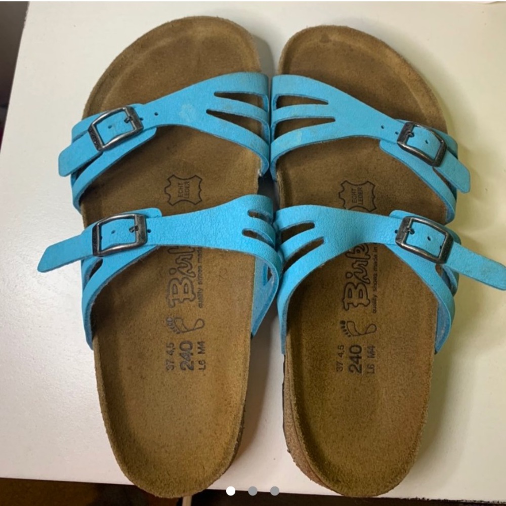 Blue Birkenstock’s